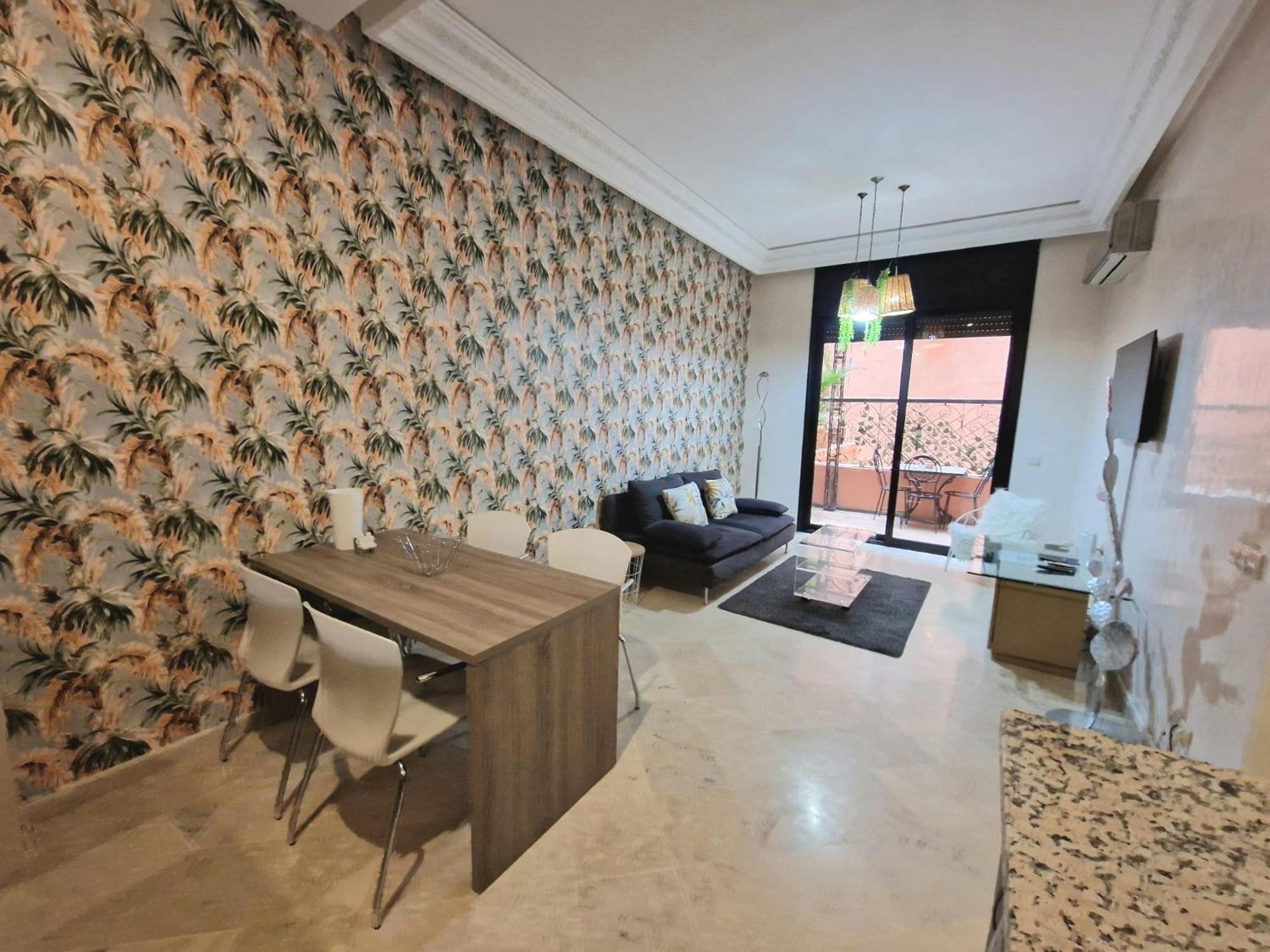 Superbe Appartement Piscine Gueliz มาร์ราเกช ภายนอก รูปภาพ