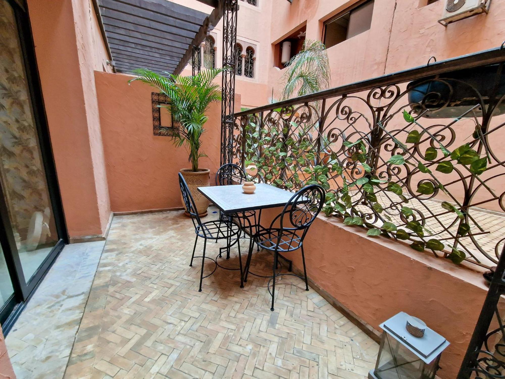 Superbe Appartement Piscine Gueliz มาร์ราเกช ภายนอก รูปภาพ