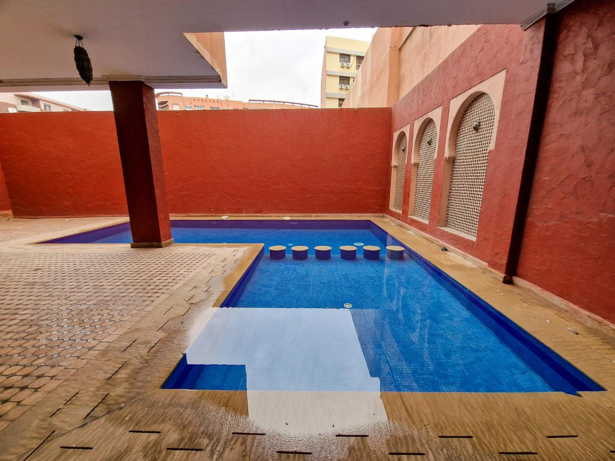 Superbe Appartement Piscine Gueliz มาร์ราเกช ภายนอก รูปภาพ