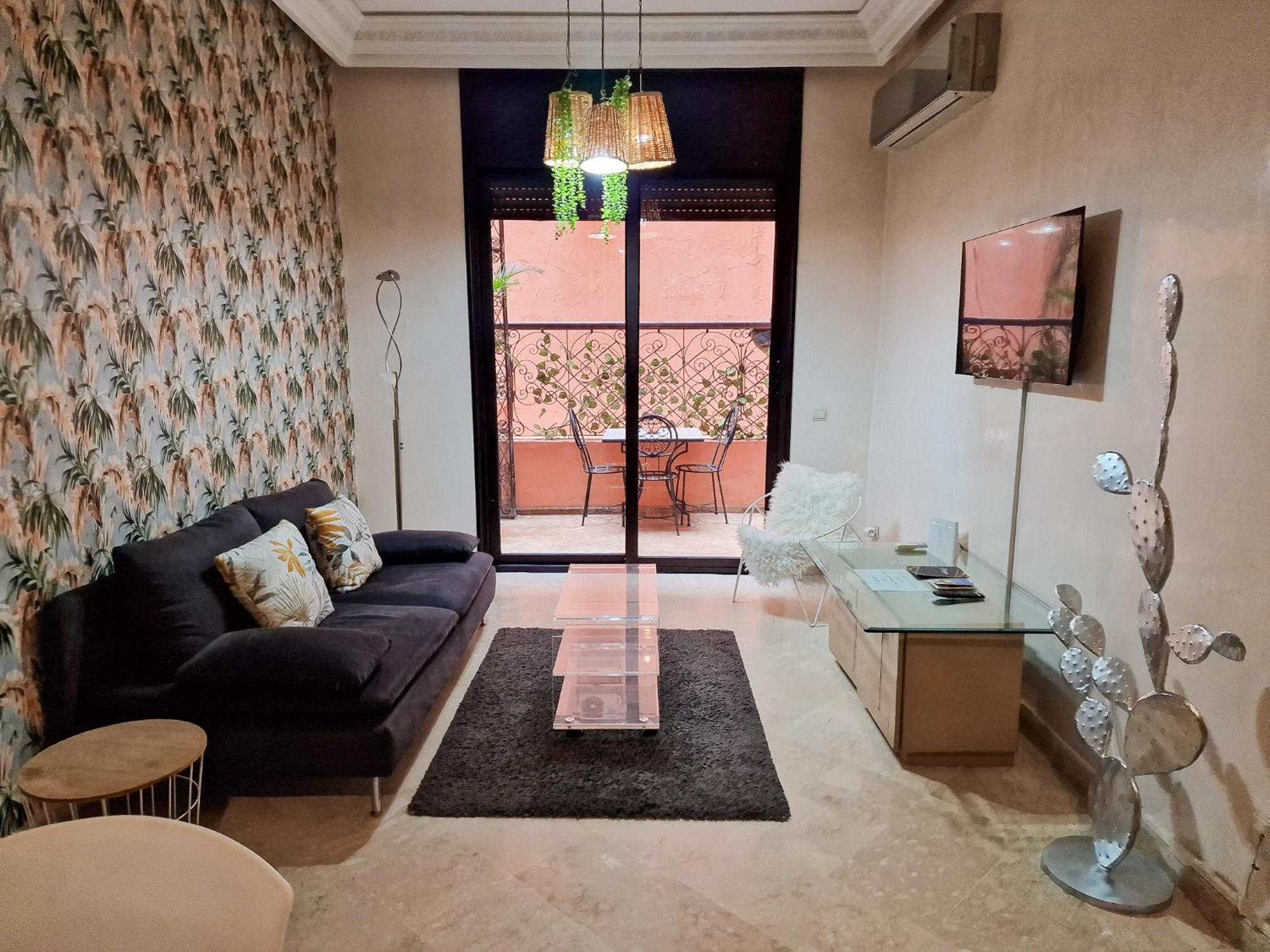 Superbe Appartement Piscine Gueliz มาร์ราเกช ภายนอก รูปภาพ