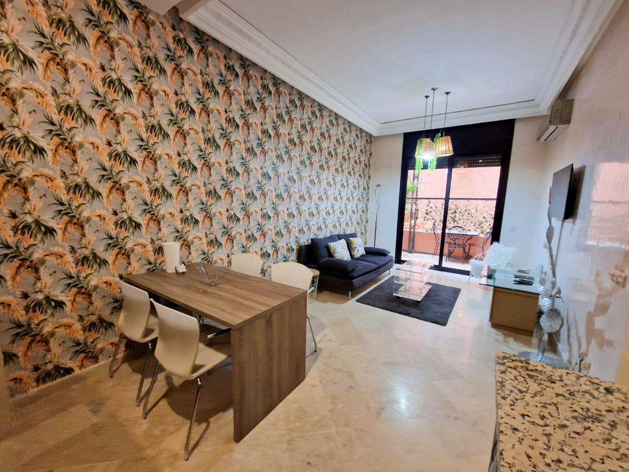 Superbe Appartement Piscine Gueliz มาร์ราเกช ภายนอก รูปภาพ